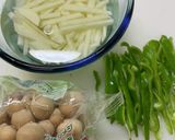 鶏胸肉ジャガイモピーマン炒め作り方1写真