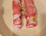 信玄巻き風チーズのせ作り方2写真