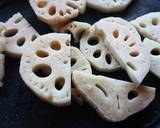 冷凍れんこんで簡単♡甘め厚切りきんぴら作り方1写真