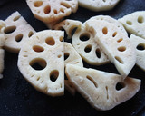 冷凍れんこんで簡単♡甘め厚切りきんぴら作り方1写真