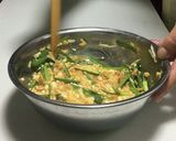 痩せ飯ふわとろ豆腐納豆オムレツ･韓国風♡作り方5写真