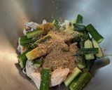 鶏むね肉の胡麻味噌酢和え作り方8写真