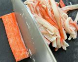 カニ？風のカニカマの切り方作り方1写真