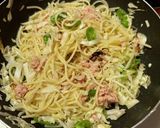 ツナキャベペペロンチーノ(*ˊᗜˋ)作り方7写真