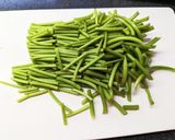 節約常備菜♡さつまいもの茎の醤油麹炒め作り方2写真
