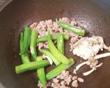 少量挽肉★台湾ミンチ野菜炒め★オクラ作り方2写真