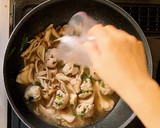 肉団子ときのこの和風あんかけ作り方7写真
