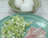 長葱の炒り玉子作り方1写真
