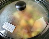 椎茸の肉詰め入りキムチスープ作り方12写真