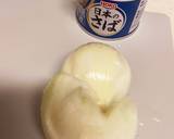 簡単で味わい深い☆鯖水煮缶ケチャップ炒め作り方1写真