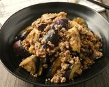ナスとひき肉の味噌オイスター炒め作り方5写真