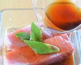 めんつゆと五香紛でマグロのハラモのソテー作り方4写真