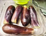 レンチンで蒸しなすの香味ひたし作り方1写真