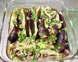 レンチンで蒸しなすの香味ひたし作り方4写真