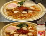 美味ドレとチキン南蛮＆チーズでビビンバ丼作り方1写真