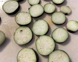 簡単ナスベーコンチーズ　バリバリおつまみ作り方2写真