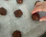 材料4つヌテラでブラウニー風クッキー作り方8写真