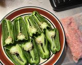 ボウル&フライパン不要！ピーマン肉詰め作り方2写真