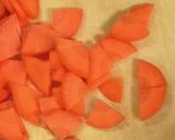 にんじんともやしと豆腐のお味噌汁作り方1写真