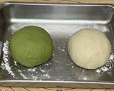 手ごね抹茶あんぱん作り方4写真