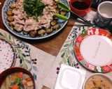 茄子と豚肉と青紫蘇の冷しゃぶを梅ポン酢で作り方3写真