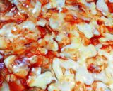 餃子の皮でパリパリモチモチマルゲリータ作り方5写真