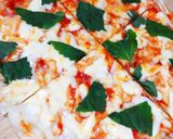 餃子の皮でパリパリモチモチマルゲリータ作り方7写真