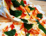 餃子の皮でパリパリモチモチマルゲリータ作り方8写真