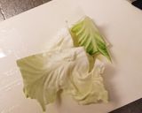 ちくわとキャベツの芯de-お好み焼風作り方1写真