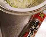 ちくわとキャベツの芯de-お好み焼風作り方2写真