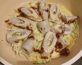 ちくわとキャベツの芯de-お好み焼風作り方7写真