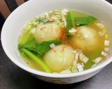 余った餃子餡で☆北海道 じゃが豚風スープ作り方6写真