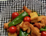 ☆鶏ももと厚揚げと野菜の揚げびたし☆作り方6写真