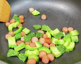 コロコロ野菜のみそ炒め丼作り方2写真