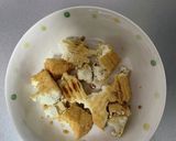 厚揚げのキムチーズ焼き作り方1写真