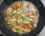 豚肉と白菜とえのき茸のあんかけ煮作り方7写真