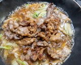 豚肉と白菜とえのき茸のあんかけ煮作り方8写真