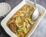 豚肉と白菜とえのき茸のあんかけ煮作り方9写真