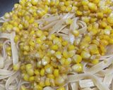 北海道とうもろこしのカルボナーラ作り方5写真