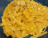 北海道とうもろこしのカルボナーラ作り方6写真