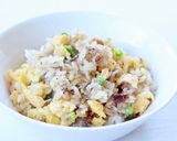 皆大好き【カニカマ卵の白だし炒飯】作り方8写真