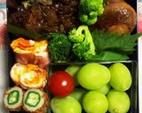 9/18 ﾖｯﾁｬﾝ素麺&肉巻き弁当作り方4写真