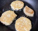 節約レシピ！えのきの豆腐ハンバーグ作り方4写真