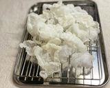 ライスペーパーのチップスをサラダに作り方3写真