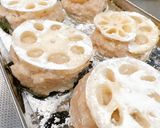 れんこんのはさみ焼き作り方4写真