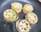 れんこんのはさみ焼き作り方5写真