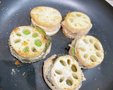 れんこんのはさみ焼き作り方5写真