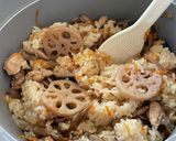 鶏ごぼうおこわ作り方15写真