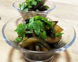 簡単！夏に食べたいナス炒り(大葉入り)作り方11写真