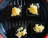 ひと口サイズ！海苔ピザトースト♡作り方5写真